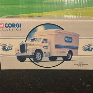 Breyer Corgi Classics Yellow and Blue Mack B Series Van